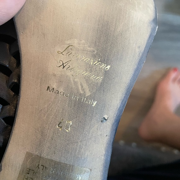 Lavoraxione Artigiana cutout boot leather - Picture 9 of 9